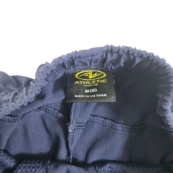 Athletic Works Boy's Size Medium (8) DriWorks Navy Shorts - Quick Dry Drawstring - Picture 3 of 8